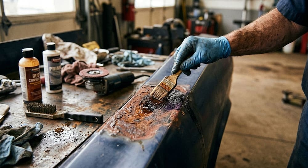 Преобразователь ржавчины и нейтрализатор коррозии: в чём разница и что выбрать перед покраской