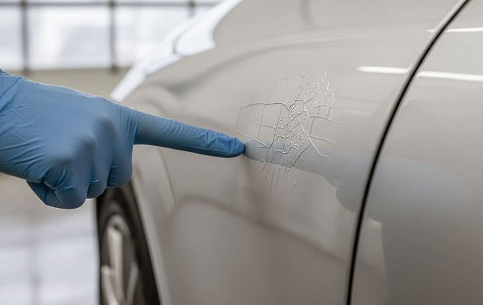 Что делать, если лопнула или треснула шпаклевка на авто Что делать, если лопнула или треснула шпаклевка на авто