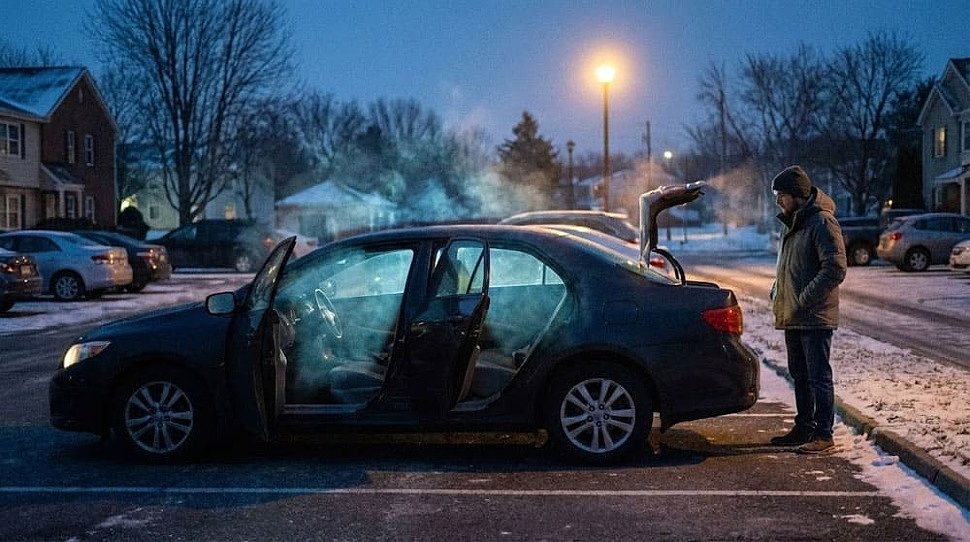 Проветривание салона автомобиля перед парковкой зимой - профилактика замерзания стекол Проветривание салона автомобиля перед парковкой зимой - профилактика замерзания стекол