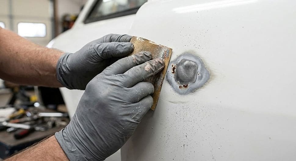 Ремонт вздувшейся краски