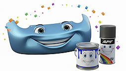 Структурная краска для бампера