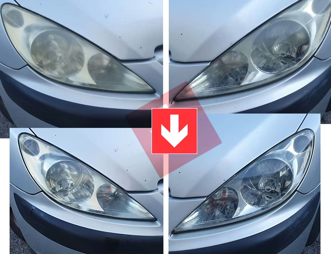 восстановления фар с помощью Car lamp Recover восстановления фар с помощью Car lamp Recover