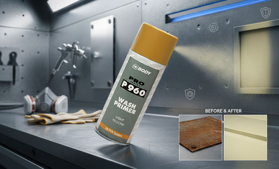 Области применения Body 960 WASH PRIMER