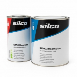 Лак автомобильный полуматовый Silco 9400 X40 (1л) с отвердителем фото