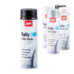 Краска в баллончике APP Rally Color spray, черная матовая, 600мл