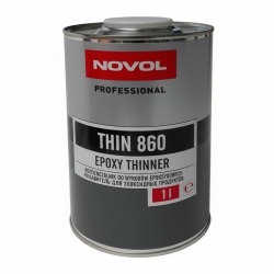 Растворитель для эпоксидних грунтов Novol Thin 860, 1л фото
