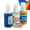 Набор 3 в 1: Флаконы с кисточкой Автоэмаль ремонтная Базовая + Лак для авто + Грунт Кислотный Набор 3 в 1: Флаконы с кисточкой Автоэмаль ремонтная Базовая + Лак для авто + Грунт Кислотный