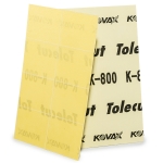 KOVAX 1911527 Абразивные листы TOLECUT 1/8 K800 желтые