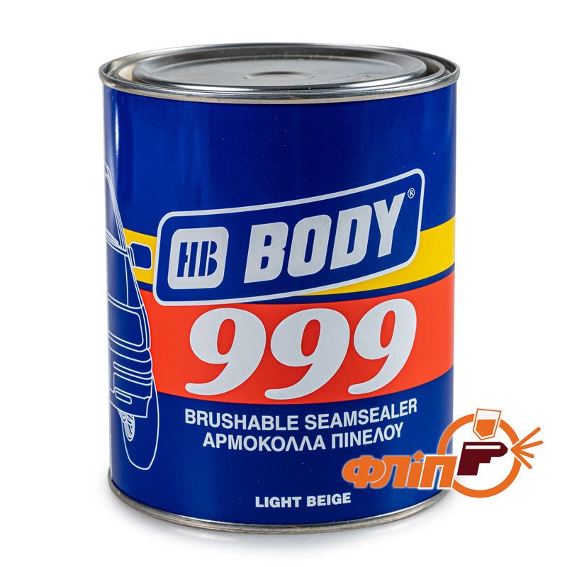 Герметик кистевой Body 999 на основе каучука, светло-бежевый, 1кг