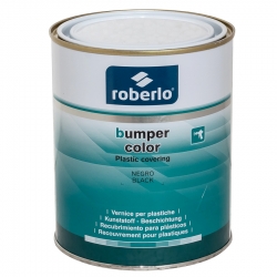 Roberlo структурная краска (бамперная краска) Bumper color BC-10, черная 1л фото