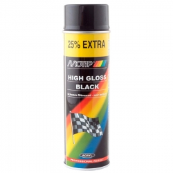 Motip Краска High Gloss spray 500 мл черная фото