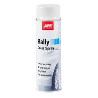 Белая глянцевая краска в баллончике APP Rally Color Spray, 500 мл