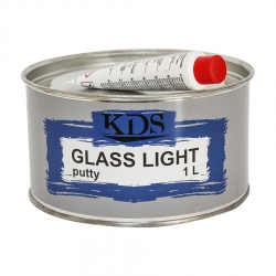 KDS GLASS Light Шпатлевка со стекловолокном облегченная 1л фото