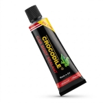 Кузовной герметик для швов Crocodile PU 210FC, черный, 60мл