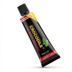 Кузовной герметик для швов Crocodile PU 210FC, черный, 60мл фото