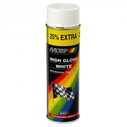 Motip Краска High Gloss spray 500 мл белая фото
