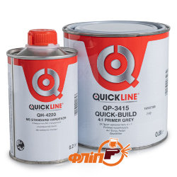 Грунт 2К Quickline QP-3415, серый, 800мл фото
