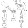 Makita BO6030 Эксцентриковая шлифовальная машина (орбитальная шлифмашина) Makita BO6030 Эксцентриковая шлифовальная машина (орбитальная шлифмашина). Схема сборки. flip.com.ua