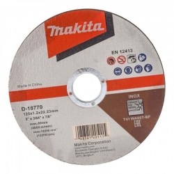 Диск отрезной по нержавеющей стали Makita D-18770 (125х1.2х22.2 мм) фото
