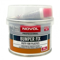 Шпатлёвка для пластика Novol BUMPER FIX, 200г фото