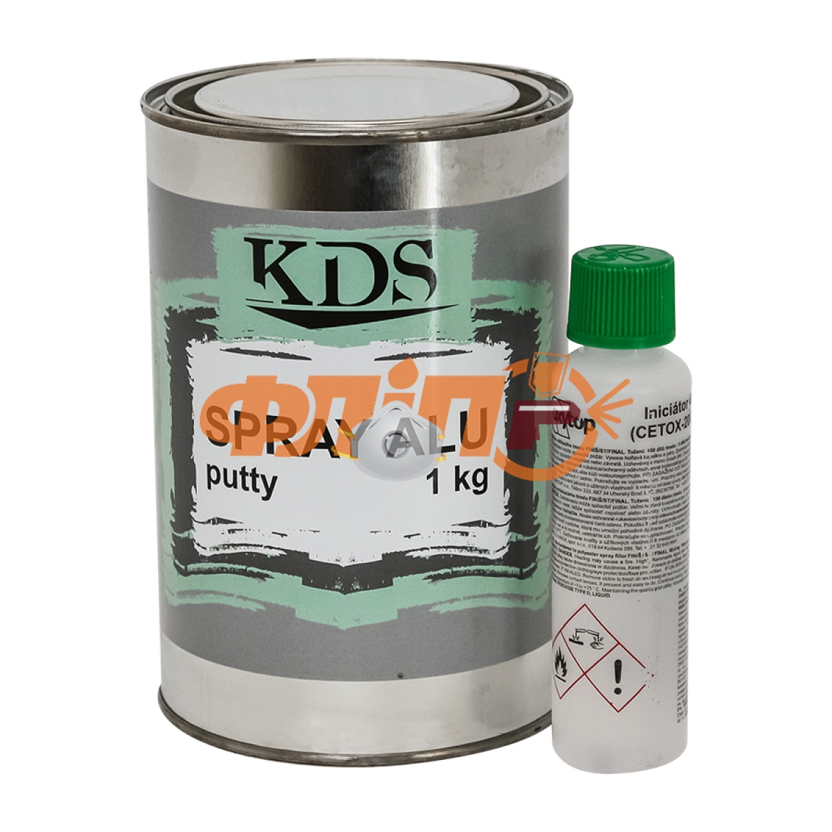 Kds SPRAY ALU жидкая шпатлевка с алюминием: купить, цена, описание шпатлевка  с алюминием жидкая Kds SPRAY ALU