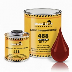 Chamaeleon 488 Optimal HS 5+1 Грунт красный акриловый 1л + 288 отвердитель 0,2л фото