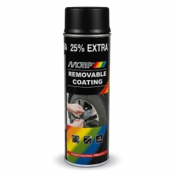 Жидкая резина Motip Removable Coating чёрная, аэрозоль фото