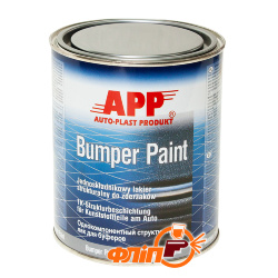 APP Bumper Paint, серая 1л - структурная краска (бамперная краска) фото