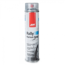 Лак в баллончике акриловый прозрачный APP Rally Color, 500 мл фото