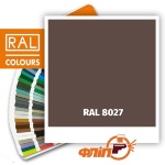 RAL 8027