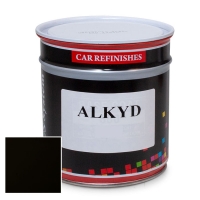 Черная алкидная матовая автоэмаль Car Refinishes Lada 601, 800мл