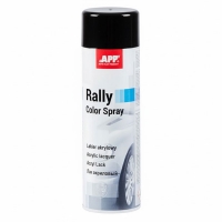 Черная глянцевая краска в баллончике APP Rally Color Spray, 600 мл