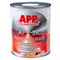 APP 201 Белая, 1л - автоэмаль акриловая