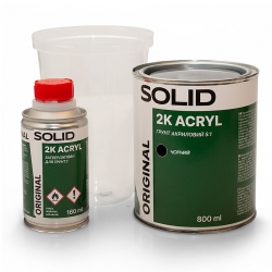 Solid 2K Acryl 5+1 Черный акриловый грунт, 800мл фото