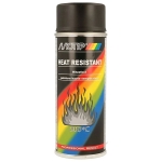 Краска жаростойкая белая Motip Heat Resistant Spray, 400мл