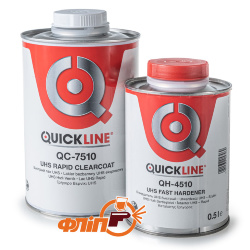 Лак QuickLine QS-7510 UHS Rapid + отвердитель 4510, 1л фото