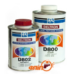 PPG DELTRON D800 2К прозрачный уретановый лак (1л) + отвердитель D802 (0,5л)