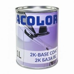 Базовая краска для авто Acolor Toyota 202 Ebony Black, 1л фото