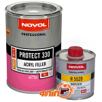 Novol PROTECT 330 MS 5+1 грунт акриловый черный 1л + активатор