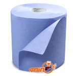 Бумажное полотенце двухслойное для протирания Sotro Blue Tech, 192м
