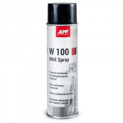 APP W100 WAX Spray (050501) Восковая масса для защиты шасси, 500мл, антрацит фото