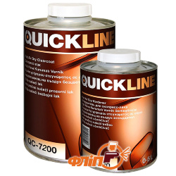 QuickLine QC-7200 MS лак прозрачный 1л + отвердитель MC QuickLine фото