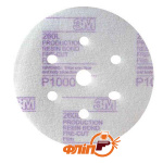 50238 3M Hoоkit Purple 260L P1500, микротонккий абразивный полировальный диск, 150 мм
