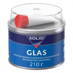 Шпатлевка с стекловолокном Solid GLAS, 210 г фото