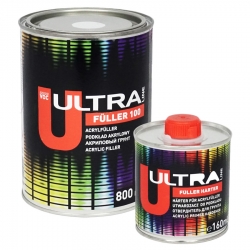 Novol Ultra Line Fuller 100 5+1 Грунт акриловый, серый, 800мл фото