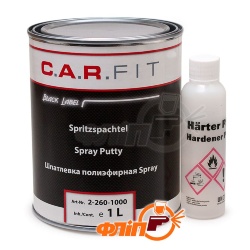 C.A.R. Fit Spray Putty Шпатлевка жидкая (распыляемая) 1л фото