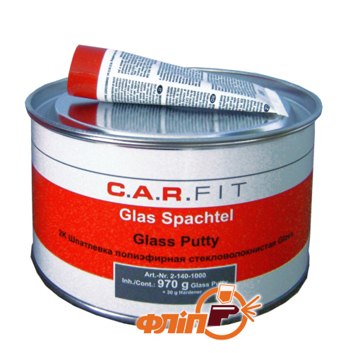 C.A.R.Fit Шпатлевка 2K Glass&Soft со стекловолокном 1кг фото