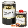 KDS Filler Premium акриловый грунт серый 4:1, 1л KDS Filler Premium акриловый грунт серый 4:1, 1л