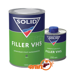 Акриловый грунт-наполнитель Solid Filler VHS LOW VOC, серый фото