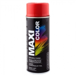 Краска в баллончике огненно-красная, Maxi Color Ral 3000, 400 мл фото